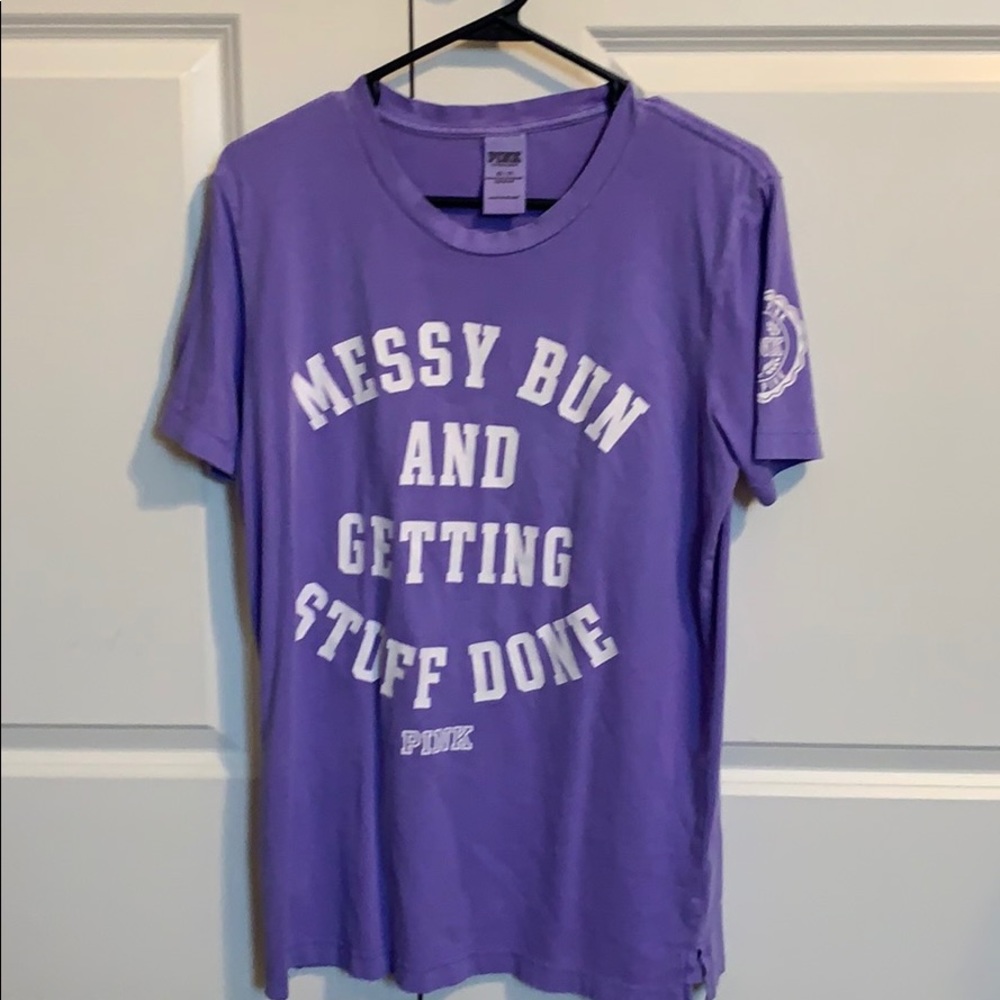 Pink campus tee